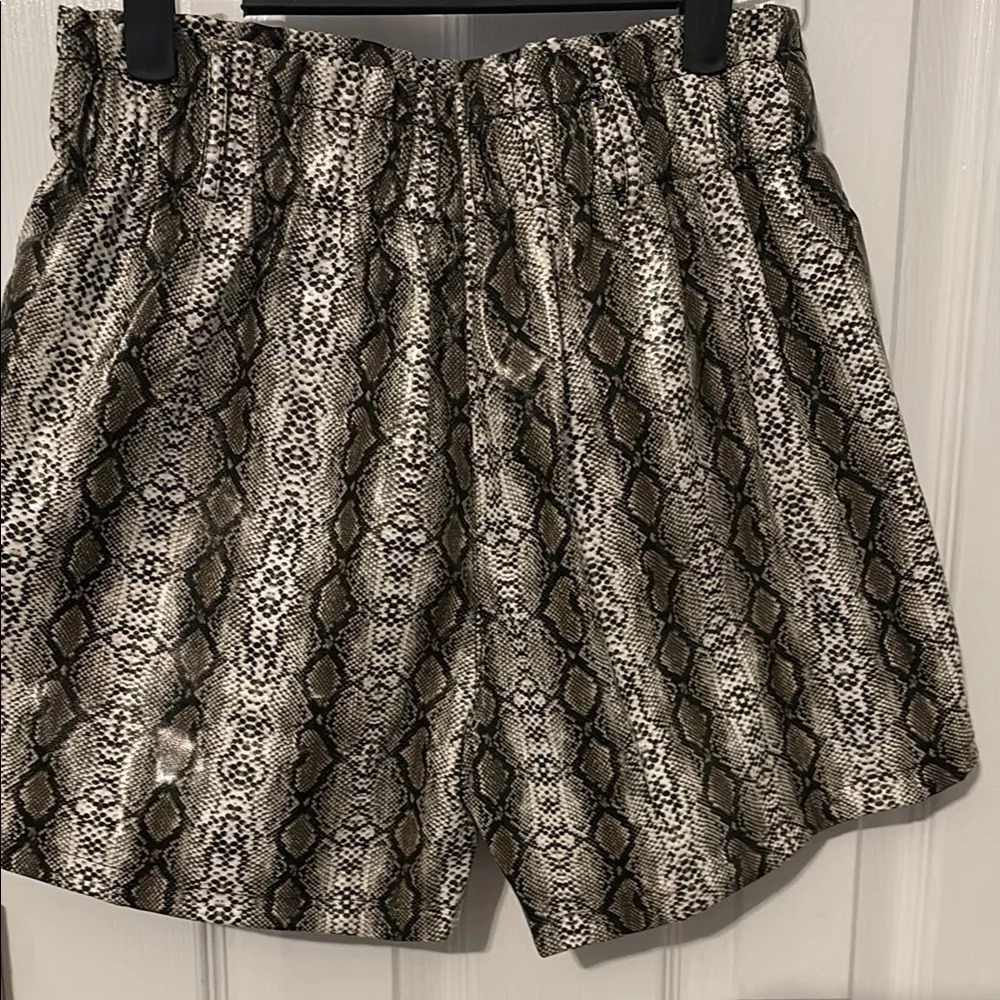 Snake Print Women's Shorts - Picture 1 of 3